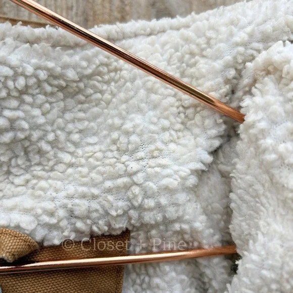 Carhartt Weathered‎ Wildwood Jacket Tan Size XXL Hooded Sherpa Lined - Picture 16 of 17